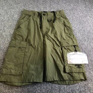 BSA Boy Scouts America Boys Youth Large Shorts Green Uniform Centennial Cargo